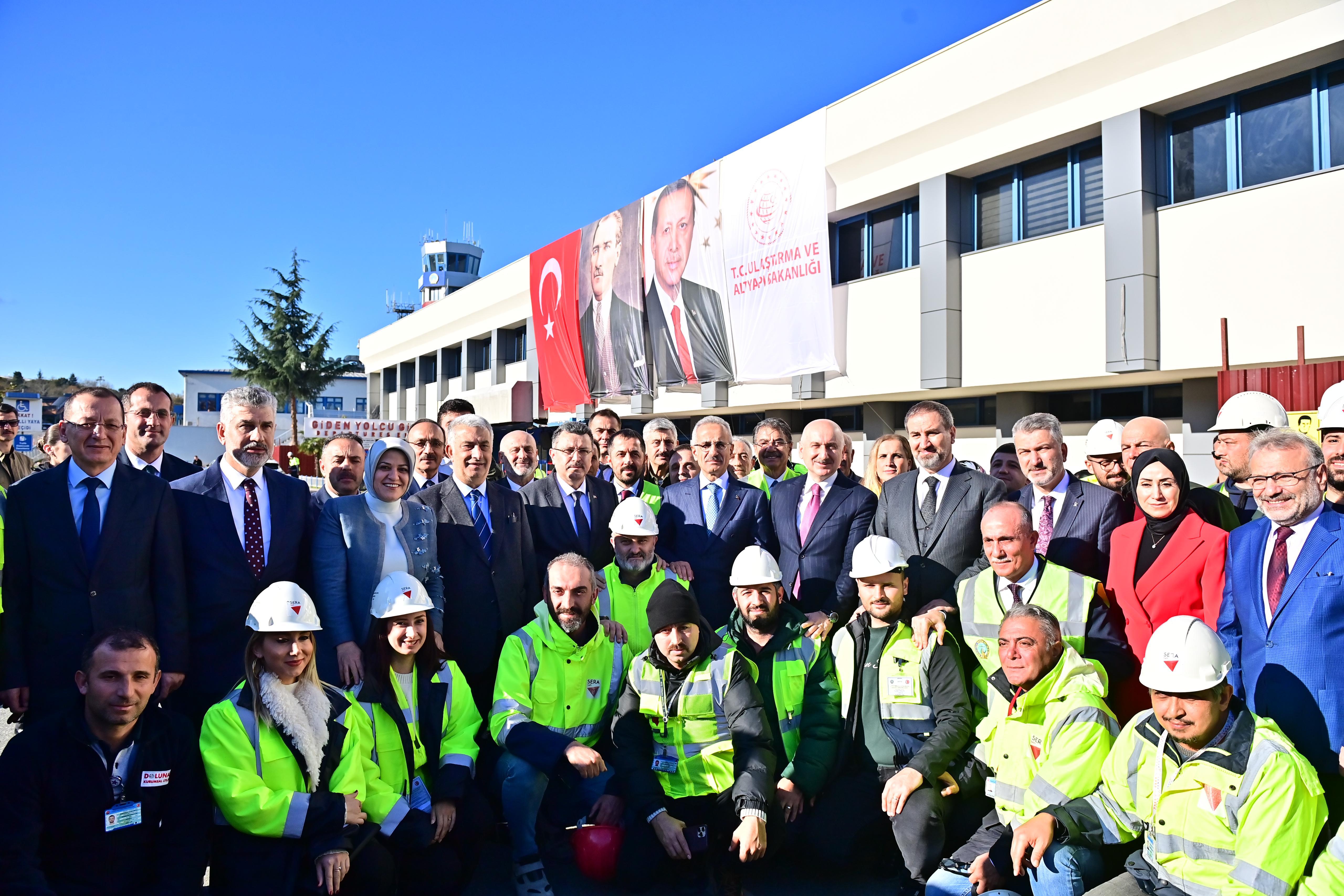 Trabzon Havalimanı Dış Hatlar Gidiş Terminali Nisan 2025'te Tamamlanacak